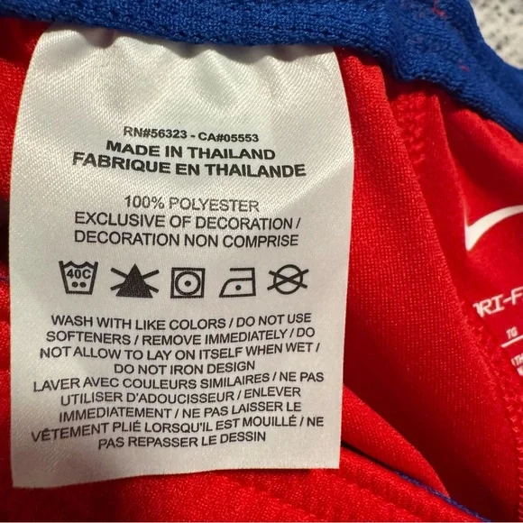 Nike Boys XL USA Soccer Gym Shorts Red Blue Athletic Dri-FIT Performance XL - Picture 7 of 7